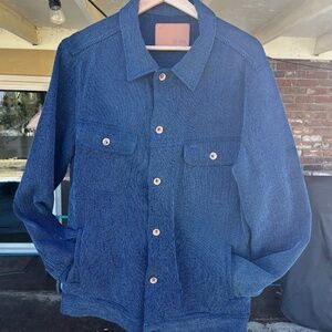 The Long Haul Jacket in Indigo Waffle